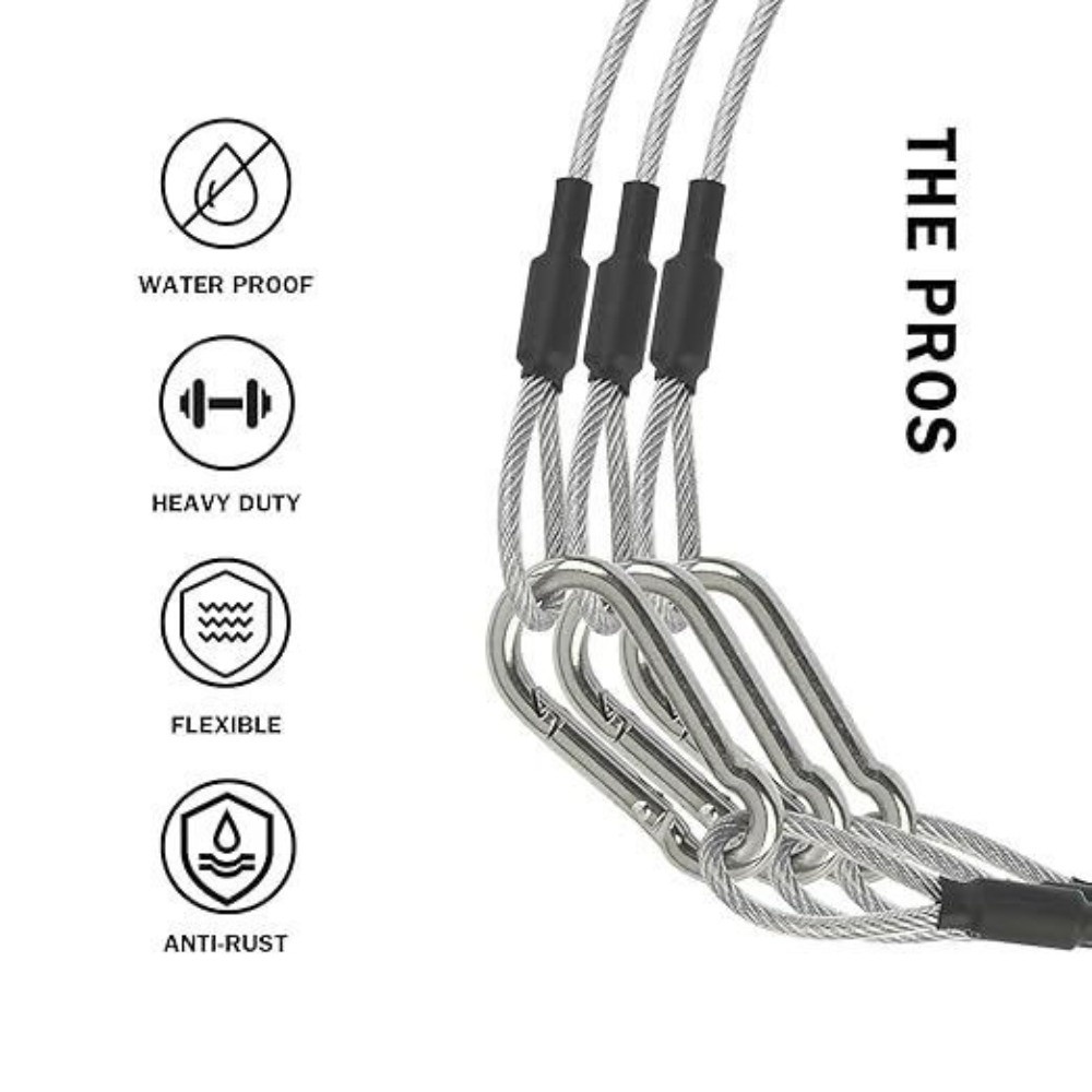 Kabel zabezpieczający ze stali – Cable Lock Flexible recenzja i cena