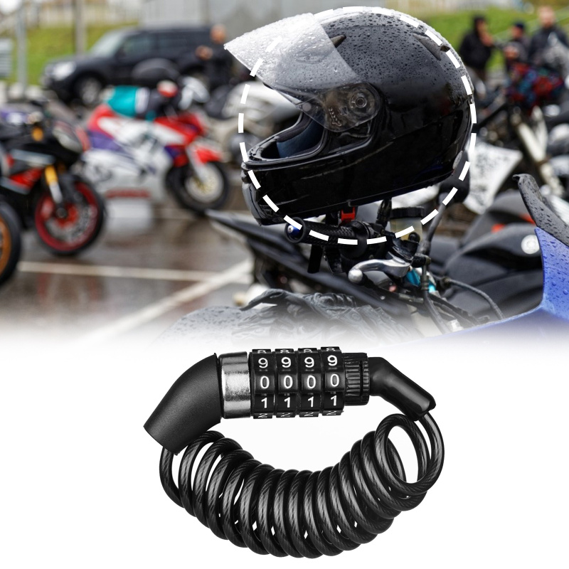 D1 Motocyklowy rowerowy zamek  – Chain Lock Combination recenzja i cena